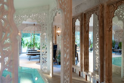SHANTI DELUX SPA: baseino ir pirčių erdvė