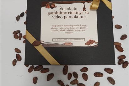 Šokolado gamybos pamoka + gamybos rinkinys 