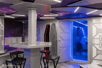 Laivų mūšio žaidimas „Space Wars“