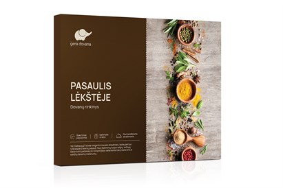 Dovanų rinkinys PASAULIS LĖKŠTĖJE